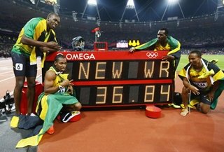 Jamaica consigue un espectacular oro en 4x100