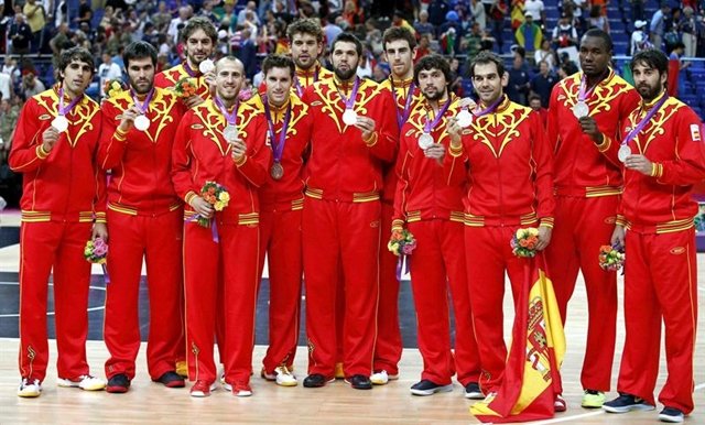 Plata dorada para el baloncesto español