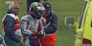 Jorge Lorenzo se rompe la clavícula 