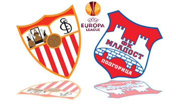 El Sevilla pasa la ronda aplastando al Podgorica