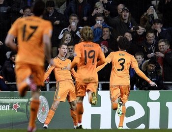 Placida victoria del Madrid ante el Copenhague