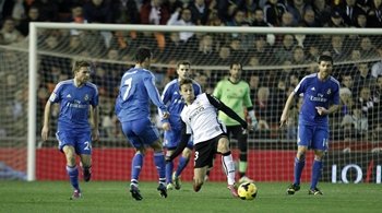 Victoria sufrida del Real Madrid ante el Valencia