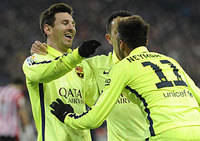 El Barcelona se exhibe tras la caída del Real Madrid