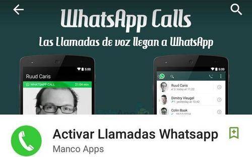 Activar Llamadas de Whatsapp no necesita ninguna app
