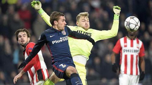 El Atleti empata 0-0 pese a la superioridad numérica