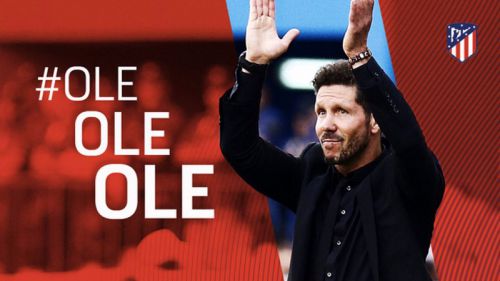 Simeone renueva hasta 2020 al frente del Atlético de Madrid