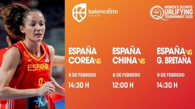 Confirmados los horarios de los partidos de España en el Preolímpico de Belgrado