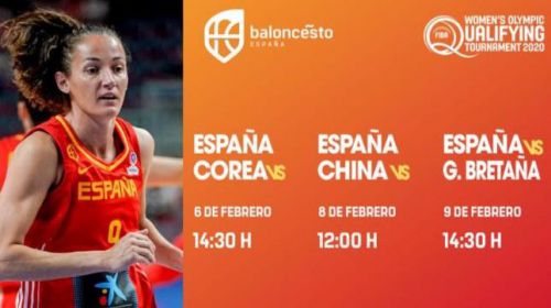 Confirmados los horarios de los partidos de España en el Preolímpico de Belgrado