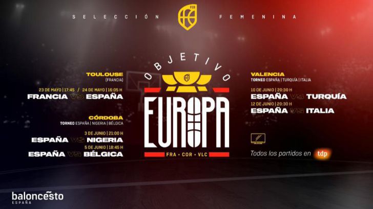 España disputará seis partidos de preparación rumbo al Eurobasket 2021