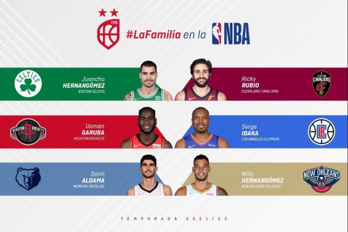 Baloncesto: Españoles protagonistas en la temporada 75 de la NBA