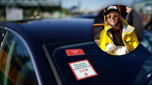 Un conductor de VTC arrastra durante 10 metros al actual campeón de la Copa de España de golf adaptado