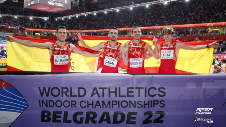 España sexta en el medallero de Belgrado, la posición más alta en las 18 ediciones del Mundial