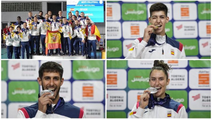 Juegos Mediterráneos de Orán 2022: El medallero español sigue aumentando