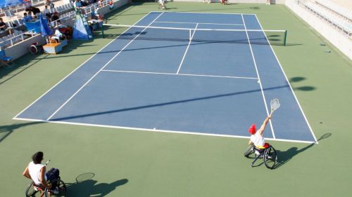 Un partido de exhibición acercará el tenis en silla de ruedas a los espectadores del Mutua Madrid Open