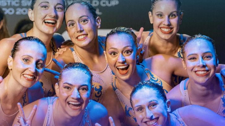 ¡Histórico! Oro para el equipo español de natación artística