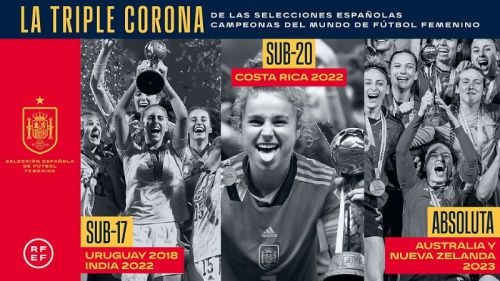 ¡Conseguido!: El fútbol femenino español ya tiene su triple corona mundial