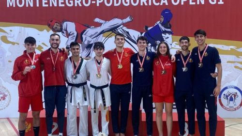 Gran éxito: España logra 9 medallas en el Open de Montenegro de taekwondo