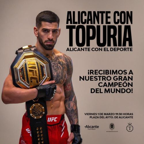 Alicante homenajea a Topuria con una recepción oficial