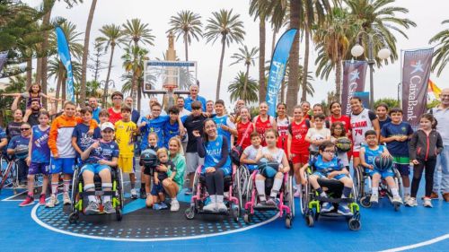 Melilla disfruta de un exitoso Plaza 3x3 CaixaBank