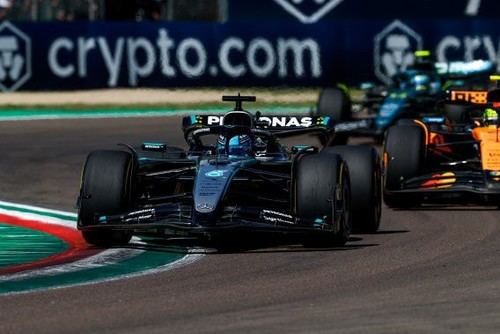 Russell termina séptimo en el Gran Premio de Emilia Romaña 2025 tras un día complicado