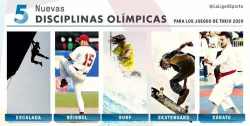 Béisbol, surf, karate o monopatín serán deportes olímpicos en Tokyo