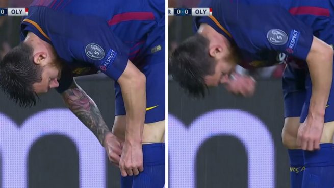 La polémica pastilla que se tomó Messi durante el partido