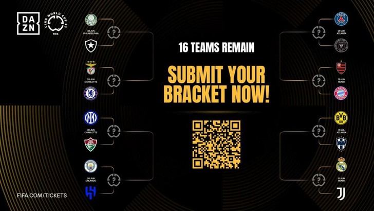 Abren la segunda ronda de pronósticos para los octavos de final del Mundial de Clubes FIFA 2025