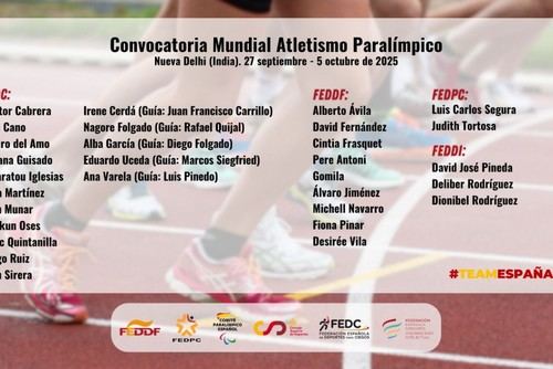 Cuatro españoles destacan en el Mundial de Atletismo Paralímpico en Nueva Delhi