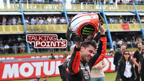 Márquez triunfa en un emocionante GP de Países Bajos mientras Bezzecchi explica su curioso incidente