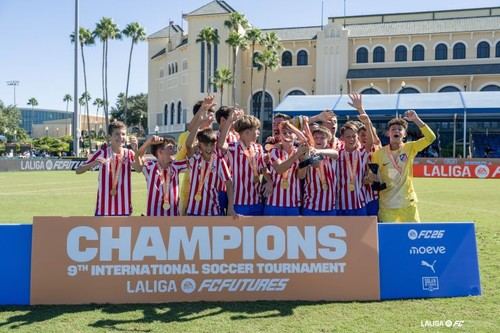 Atlético de Madrid logra su cuarto título consecutivo en LALIGA FC FUTURES