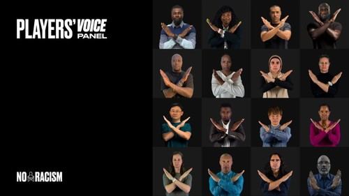 Futbolistas unen fuerzas contra el racismo en un panel global