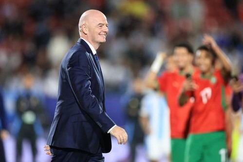 Infantino elogia la organización de la Copa Mundial Sub-20 en Chile 2025