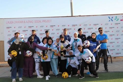 Culminan las competiciones deportivas en los campos de refugiados de Jordania
