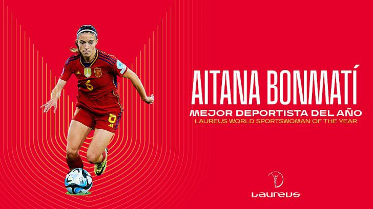 Premios Laureus: La Selección Española Femenina de Fútbol y Aitana Bonmatí premiadas
