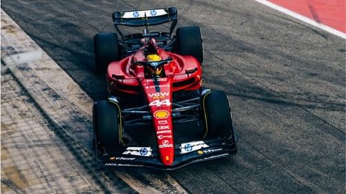 Hamilton concluye su segunda jornada de pruebas con Ferrari en Barcelona