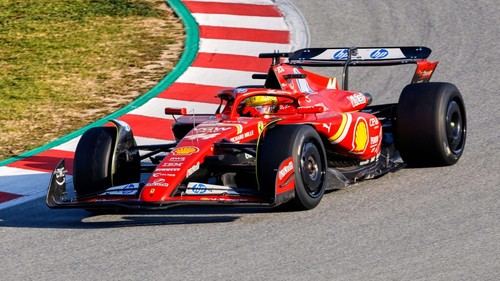 Pruebas de neumáticos en Barcelona con Hamilton, Leclerc y Piastri