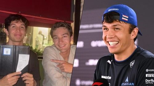 Albon cuenta cómo fue su cena compensatoria con Russell en Mónaco