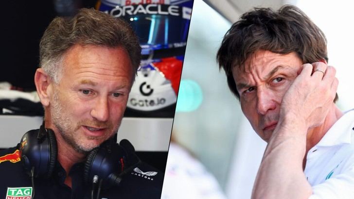 Horner y Wolff analizan el choque entre Verstappen y Russell en el GP de España