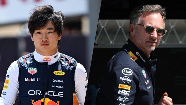 Horner promete apoyo a Tsunoda en Red Bull tras mostrar destellos de talento