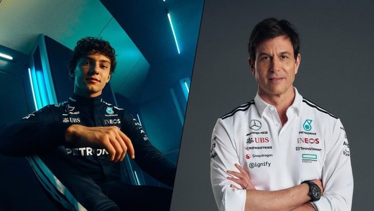 Antonelli se prepara para su debut en F1 con la meta de ganar y aprender con Mercedes