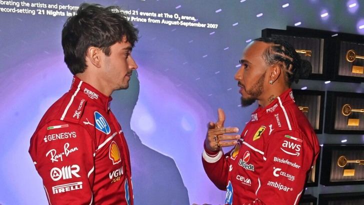 Grosjean opina sobre el dilema de Ferrari con Leclerc y Hamilton como pilotos