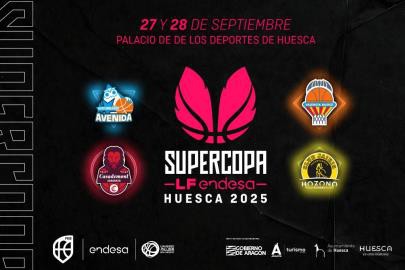 Horarios confirmados para la Supercopa LF Endesa 2025 en Huesca