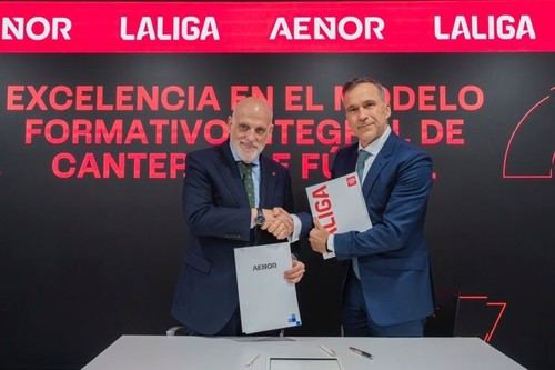 LALIGA y AENOR crean certificación de calidad para canteras de fútbol