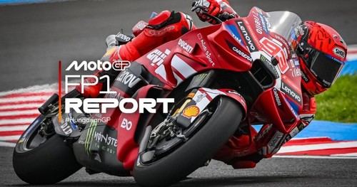 Marc Márquez lidera la FP1 en el Balaton Park