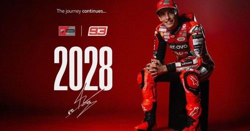 Marc Márquez seguirá en Ducati hasta 2028
