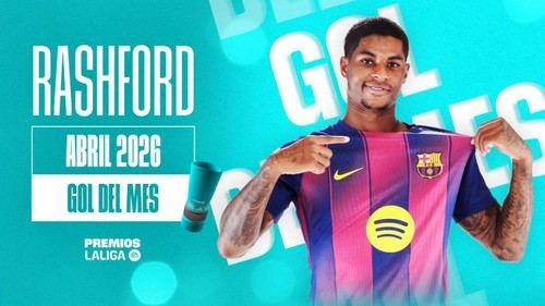 Rashford gana el premio al Mejor Gol de LALIGA EA SPORTS en abril