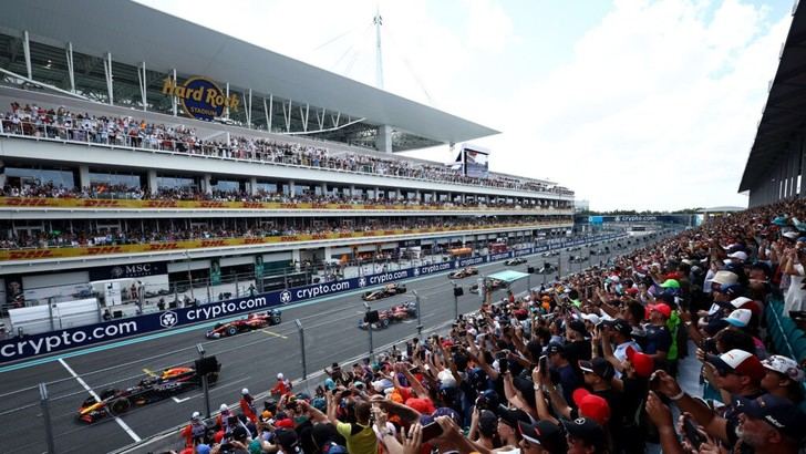 Miami Grand Prix lanza boletos de grada para un solo día en 2025