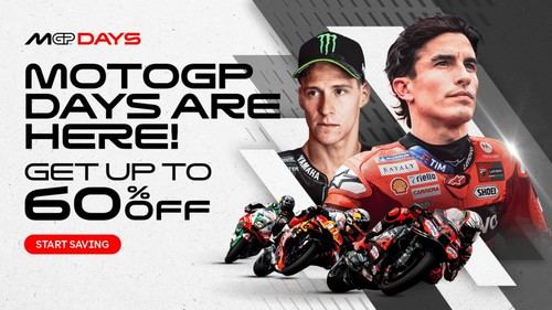 Descuentos de hasta el 60% en productos MotoGP durante los MotoGP Days 2025