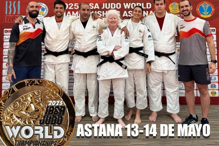 Tres judokas españoles buscan medallas en el Mundial Paralímpico de Kazajistán