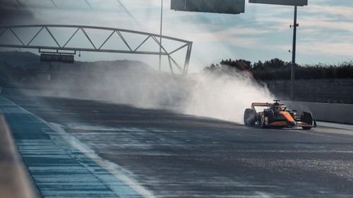 Piastri y Norris prueban nuevos neumáticos de lluvia en Paul Ricard